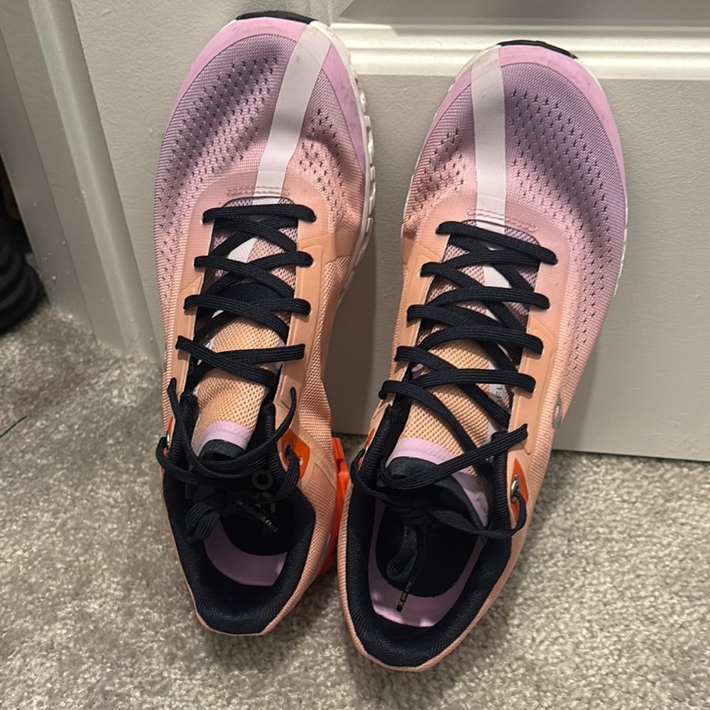 On Running Women's Athletic Shoes - Pink and Orange